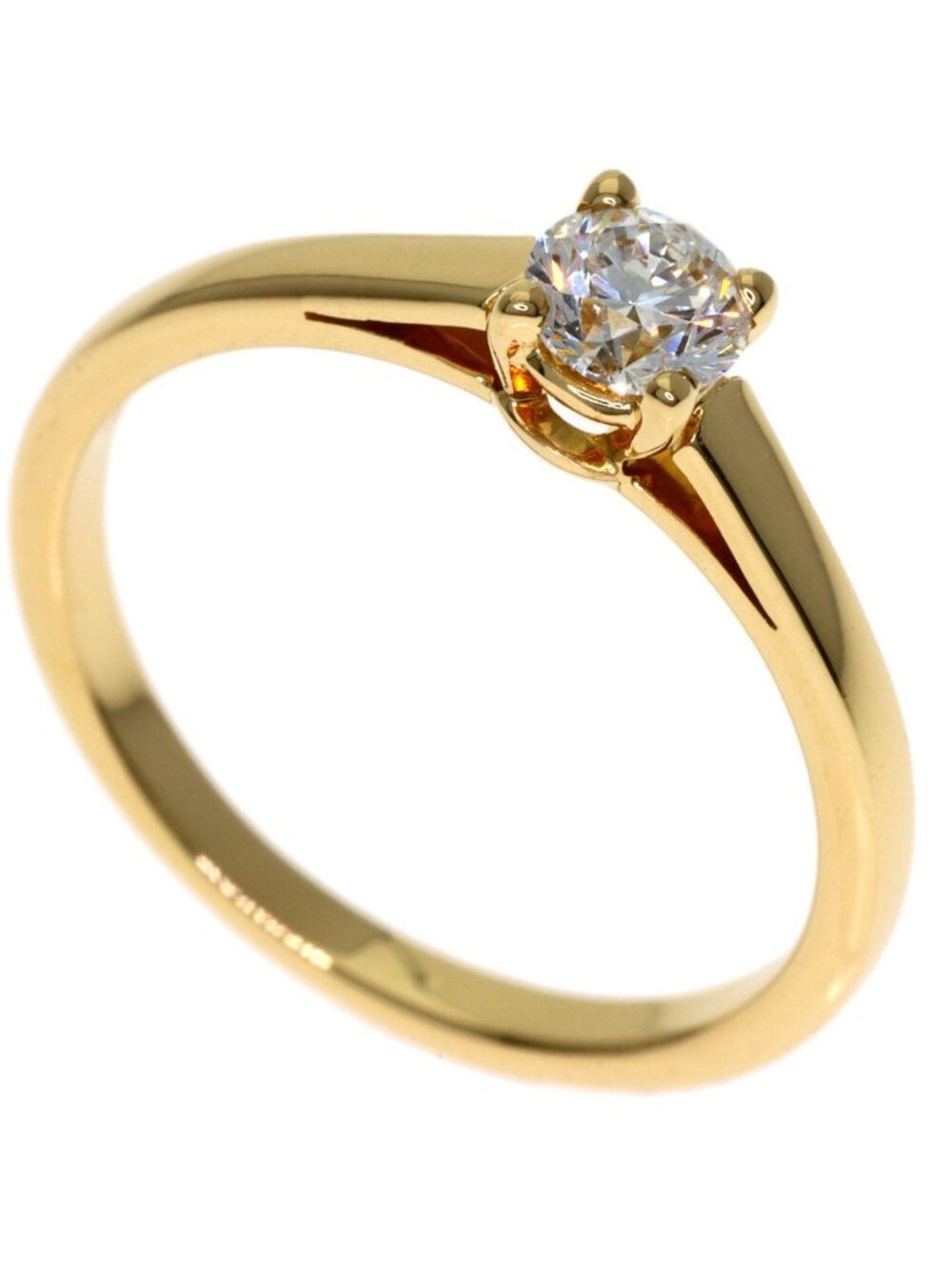 Bvlgari Diamond Ring 18K Yellow Gold